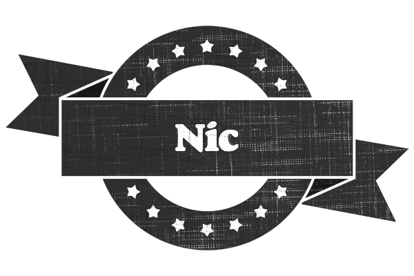 Nic grunge logo