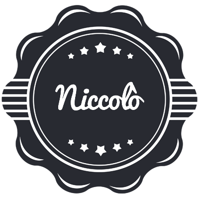 Niccolò badge logo
