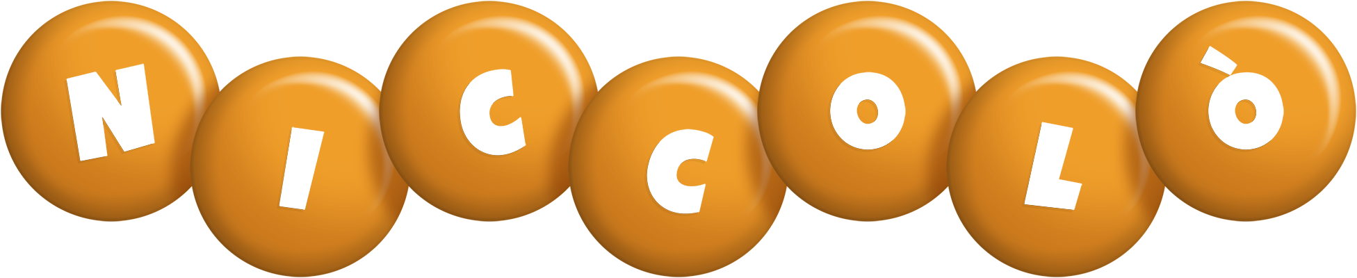 Niccolò candy-orange logo