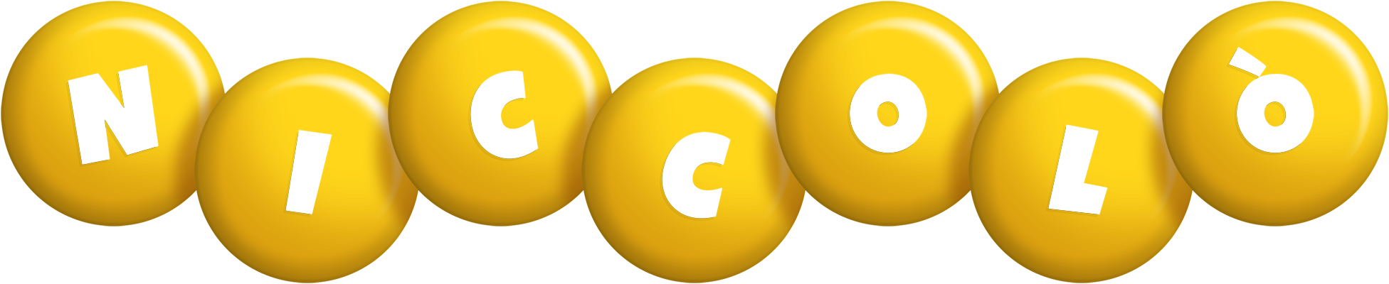 Niccolò candy-yellow logo