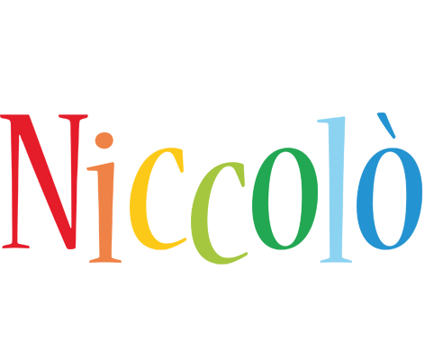 Niccolò birthday logo