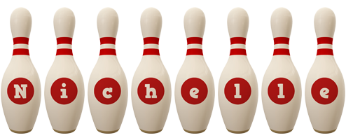 Nichelle bowling-pin logo