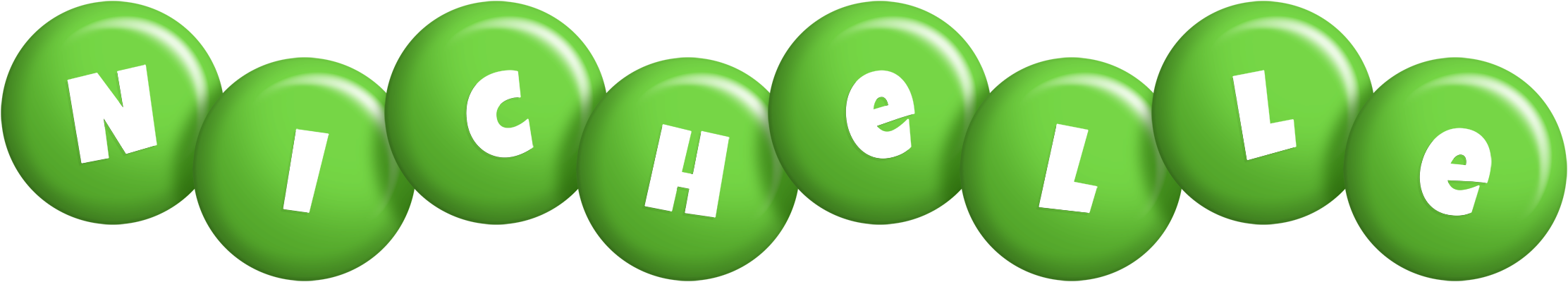 Nichelle candy-green logo