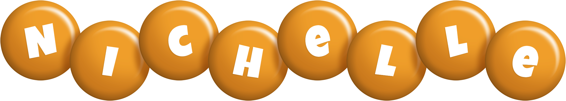 Nichelle candy-orange logo
