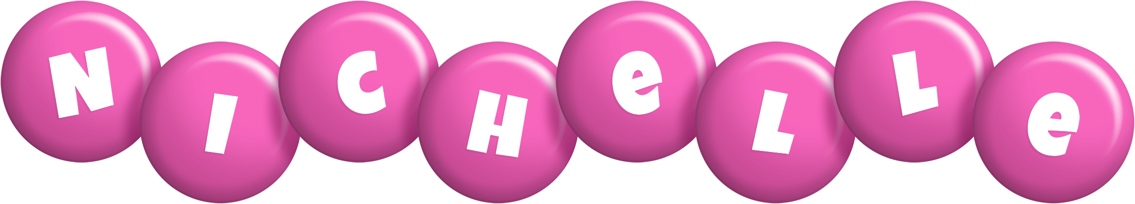 Nichelle candy-pink logo