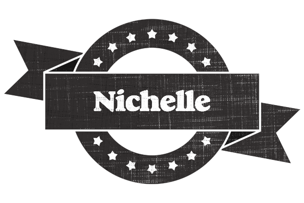 Nichelle grunge logo