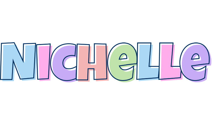 Nichelle pastel logo