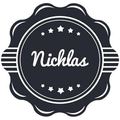 Nichlas badge logo