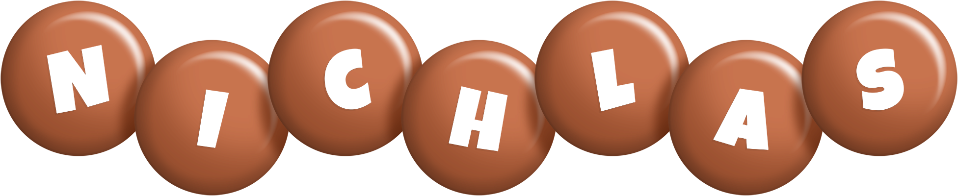 Nichlas candy-brown logo