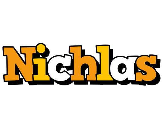 Nichlas cartoon logo