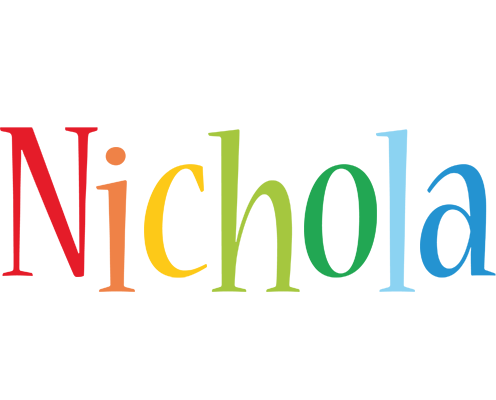 Nichola birthday logo