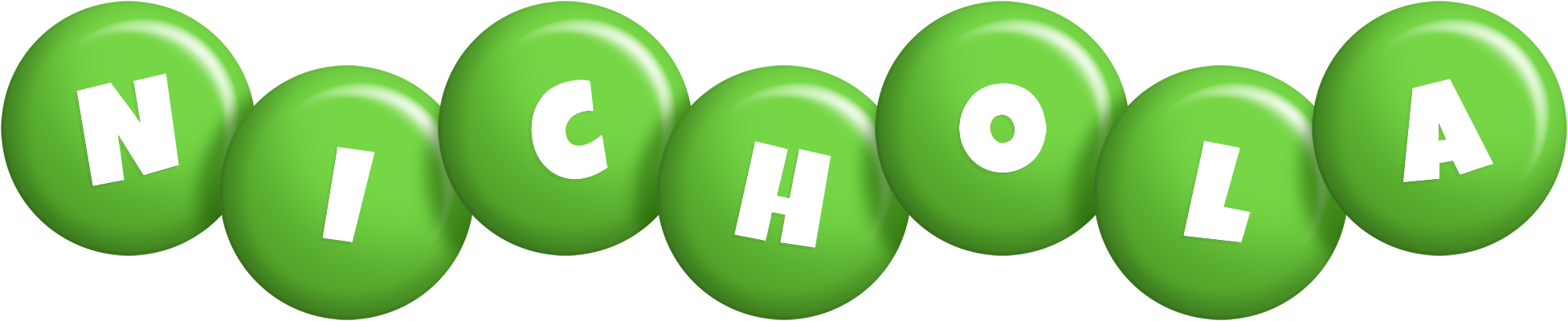 Nichola candy-green logo