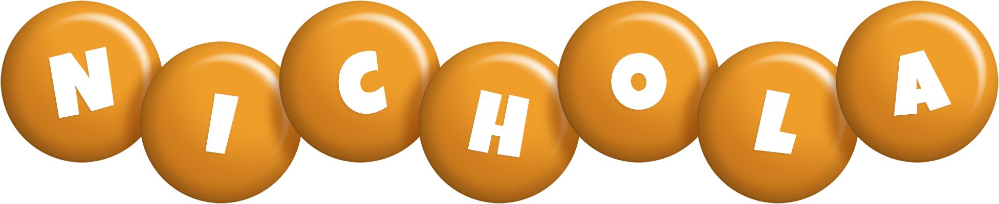Nichola candy-orange logo