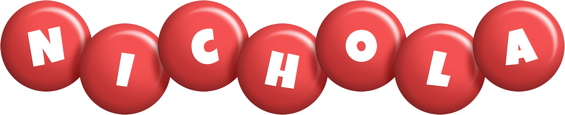 Nichola candy-red logo
