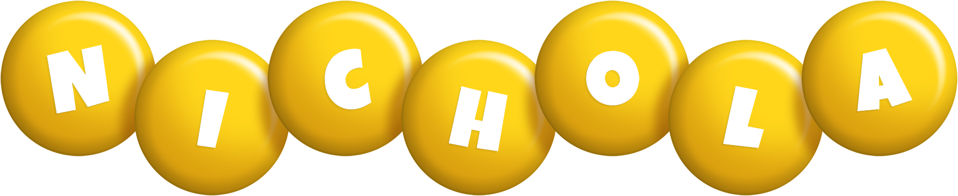 Nichola candy-yellow logo