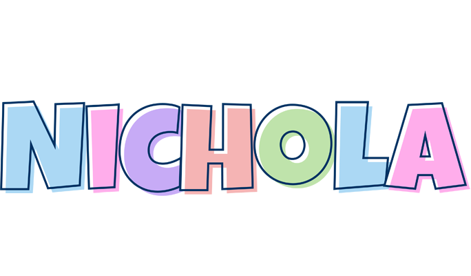 Nichola pastel logo