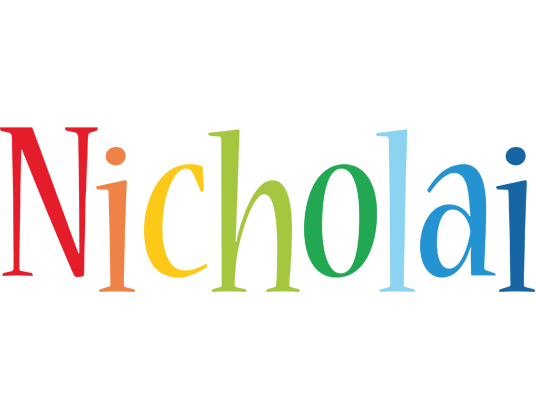 Nicholai birthday logo