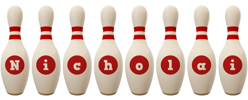 Nicholai bowling-pin logo