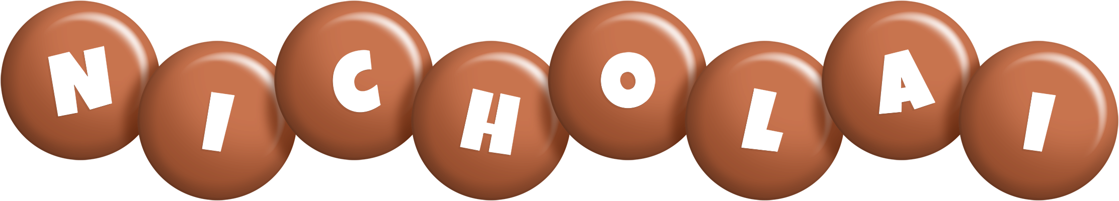 Nicholai candy-brown logo