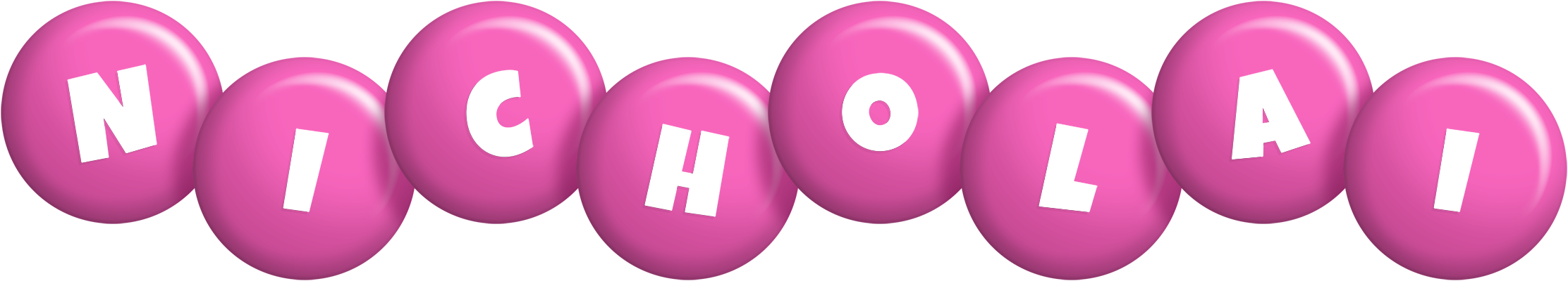 Nicholai candy-pink logo