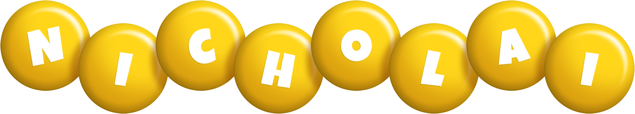 Nicholai candy-yellow logo