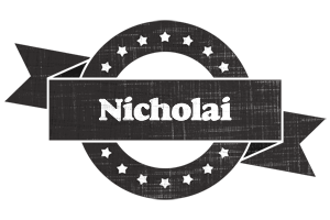 Nicholai grunge logo