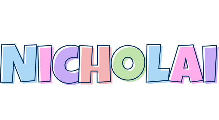 Nicholai pastel logo