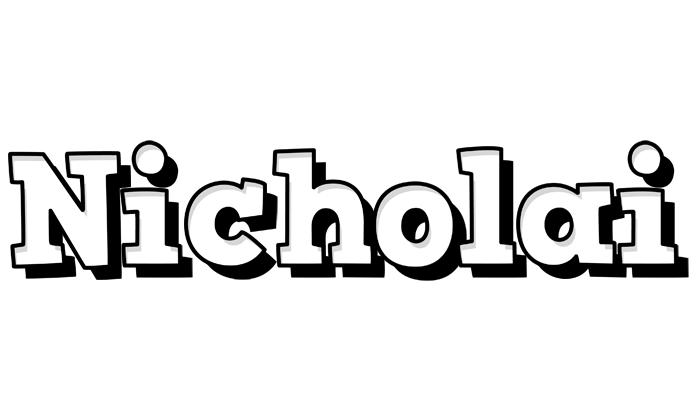 Nicholai snowing logo