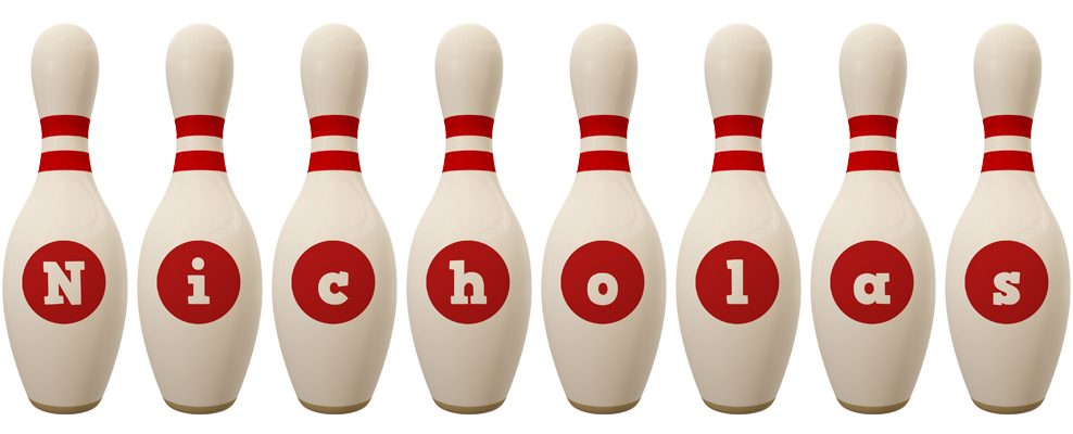 Nicholas bowling-pin logo