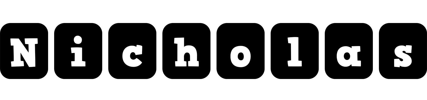 Nicholas box logo