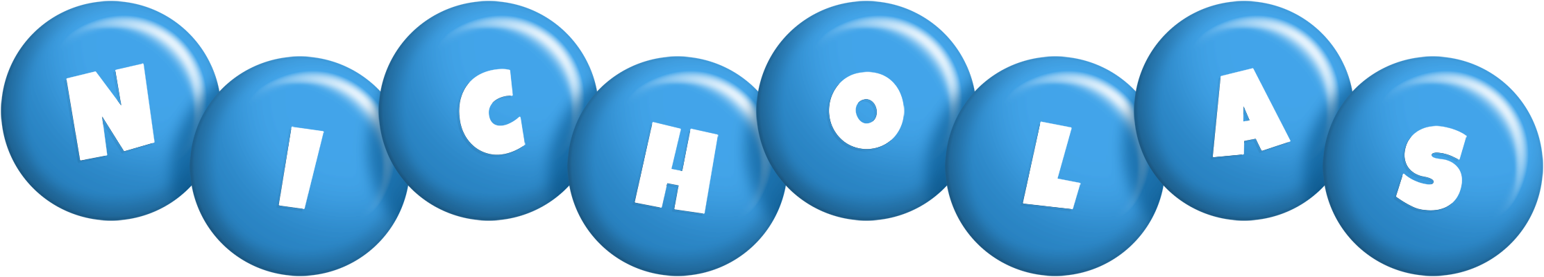 Nicholas candy-blue logo