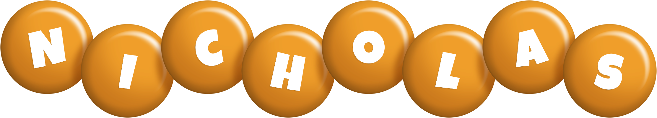 Nicholas candy-orange logo