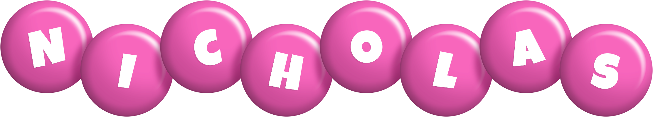 Nicholas candy-pink logo
