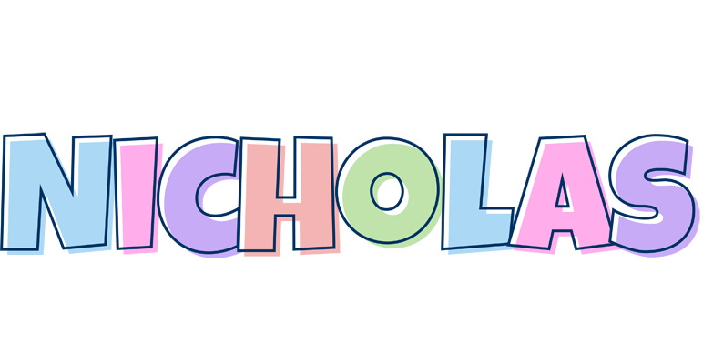 Nicholas pastel logo