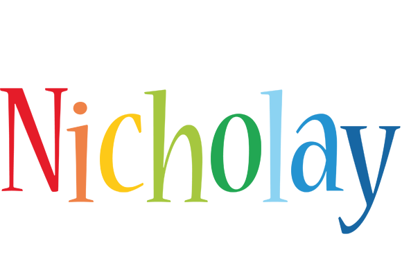 Nicholay birthday logo