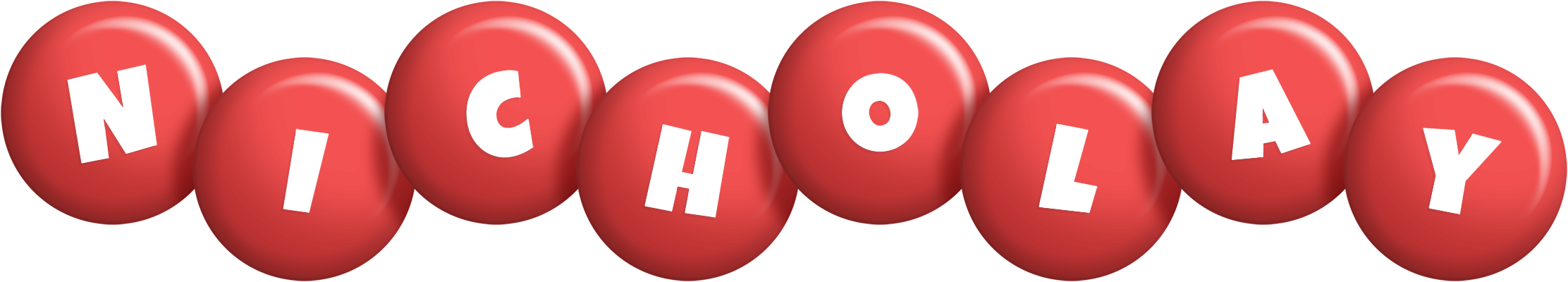 Nicholay candy-red logo