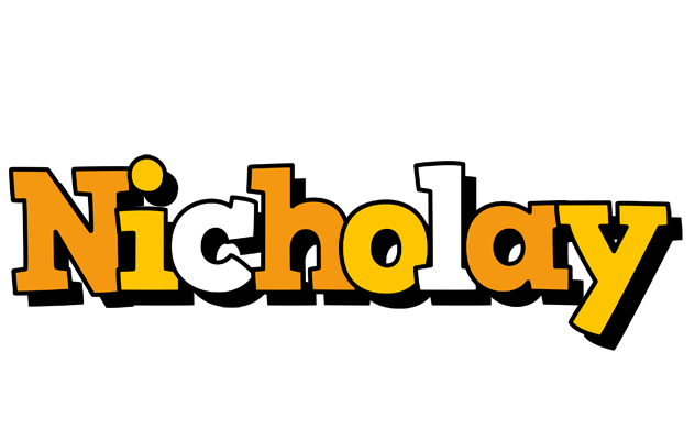 Nicholay cartoon logo