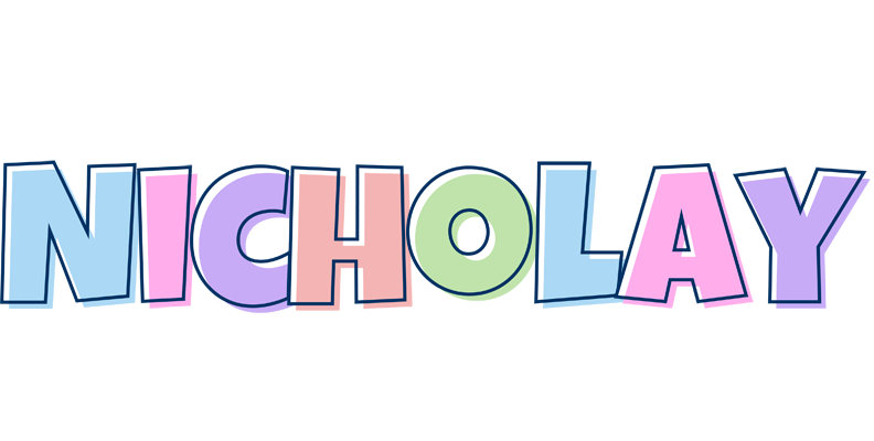 Nicholay pastel logo