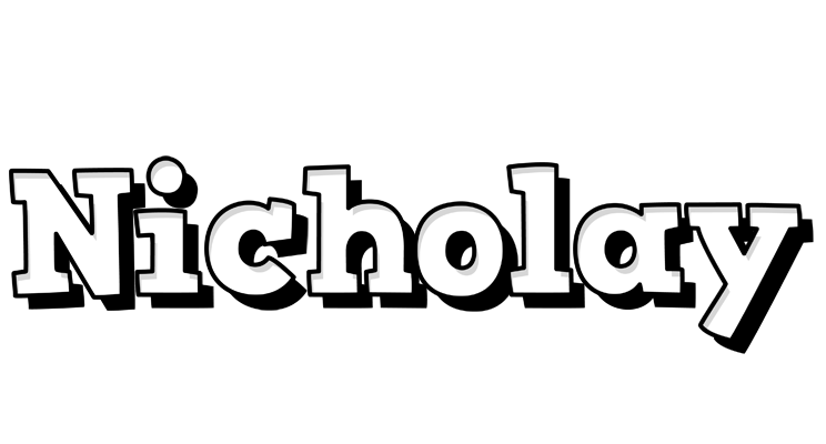 Nicholay snowing logo