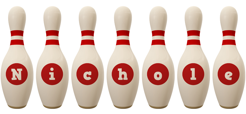 Nichole bowling-pin logo