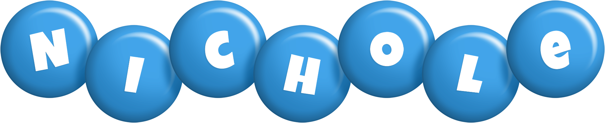 Nichole candy-blue logo