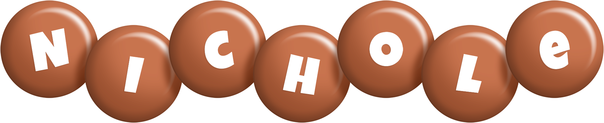 Nichole candy-brown logo