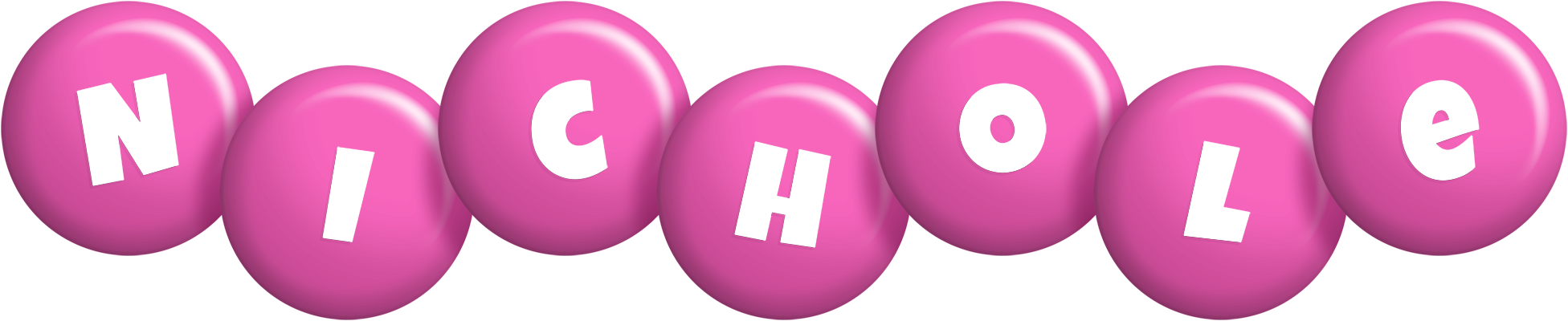 Nichole candy-pink logo