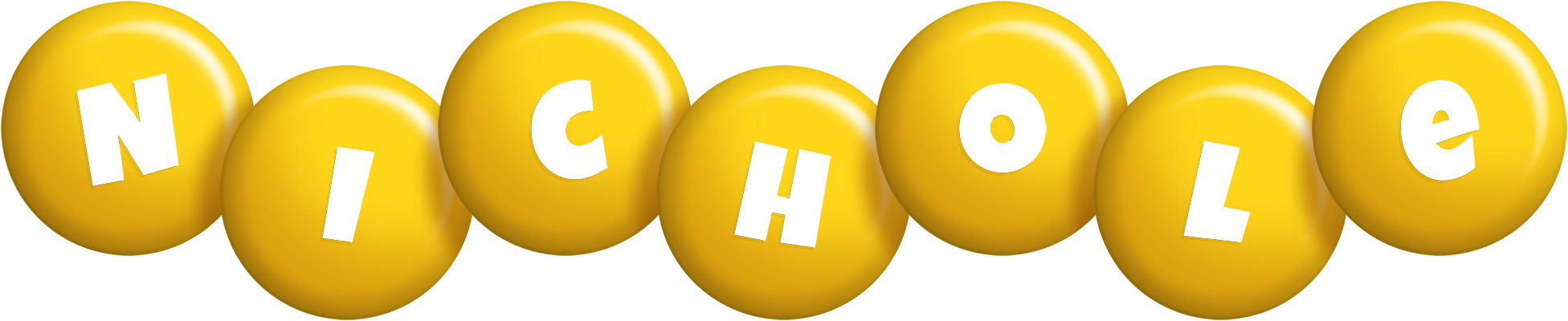 Nichole candy-yellow logo