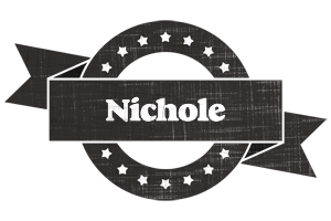 Nichole grunge logo