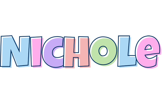 Nichole pastel logo