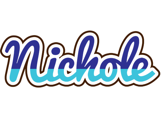 Nichole raining logo