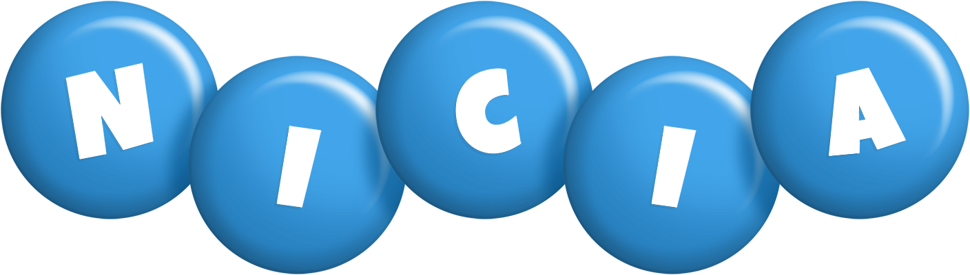 Nicia candy-blue logo