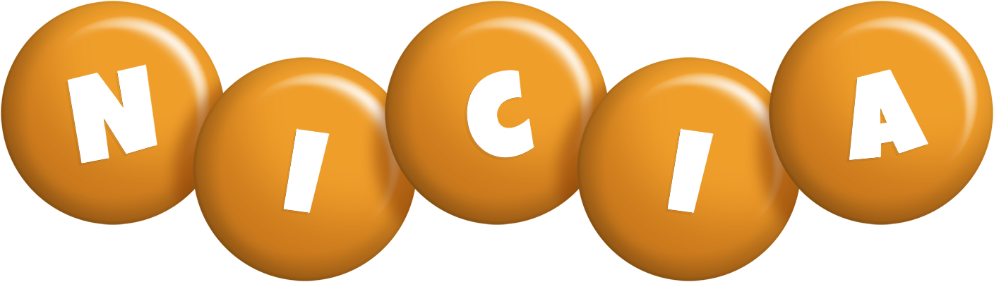 Nicia candy-orange logo