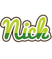 Nick golfing logo